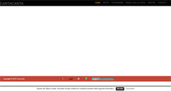 Desktop Screenshot of cartacanta.it