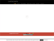 Tablet Screenshot of cartacanta.it